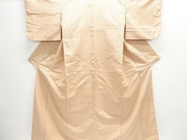 JAPANESE KIMONO / TSUMUGI / WOVEN STRIPE